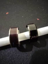 Anillo Digital de acero inoxidable para hombre, anillo inteligente con NFC, para teléfonos Android, con pareja funcional