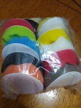 14 Uds de abrillantado para coche esponja para encerar rueda de disco de pulido Kit Set de 3 pulgadas M10 esponja disco para coche pulidor pulido Auto