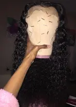 WowQueen-extensiones con ondas al agua con cierre, 30, 32, 34, 36, 5x5, extensiones de cabello humano brasileño Remy con cierre