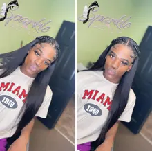 Cara de póquer 28 30 40 pulgadas recto 13x4 frente de encaje pelucas de cabello humano Pre arrancado brasileño encaje Frontal pelucas para mujeres negras Remy