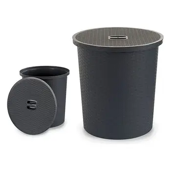 

Laundry Basket Grey (45 x 45,5 x 45 cm) 50 L