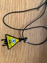 Dongsheng. Bill Cipher collar Boss colgante gargantilla de Cosplay collar hombres joyería de las mujeres-30