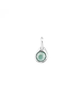 

Pendant one of 50 SWAROVSKI GREEN WATER
