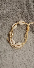 IPARAM-Pulsera de cuerda con conchas para mujer, brazalete de hilo, tobillera, estilo bohemio, vintage, playa, fiesta