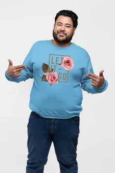 

Angemiel Wear Let It Go Blue Men 'S Sweatshirt