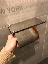 Paper-Holder Tissue-Box Roll-Stand Toilet 304-Stainless-Steel