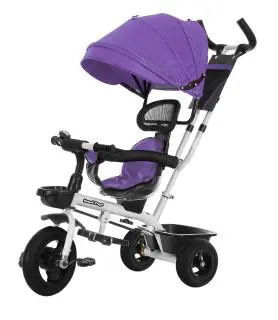 

Bicycle трёхколёсный "new start" 360 °, 10*8 air, purple our toy 641232