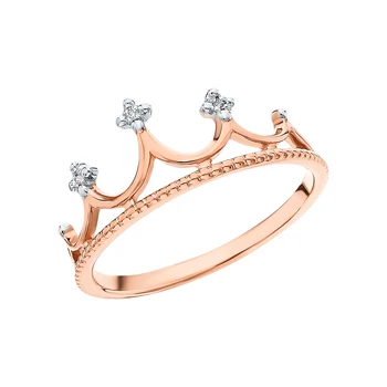

Gold ring with cubic zirconia sunlight