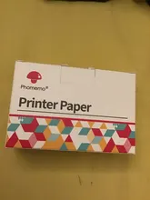Phomemo rollo de papel pegatina imprimible térmico autoadhesivo Etiqueta de foto de papel barato para Phomemo M02/M02S/M02Pro impresora de bolsillo