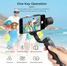 Cardán H4 de 3 ejes con carga USB, soporte Universal de grabación de vídeo, dirección ajustable, cardán de mano, estabilizador de teléfono inteligente Vlog