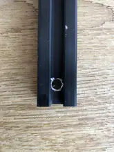 Arbitrary Cutting 1000mm 2020 Black Aluminum Extrusion Profile,Black Color.