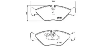

Brake disc pads front. Saab 9000 04/85-12/98 / Saab 9000 hatchback 09/84-12/98 Brembo art. p71005