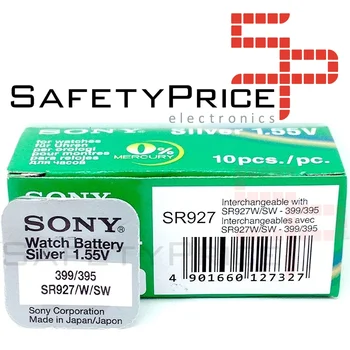 

10x Original SONY Boton battery 395 (sr927sw) 1,55V