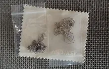 Collares de cuentas anenjary simples de Plata de Ley 925 con suerte para mujer, gargantilla de cadena corta, collares S-N554