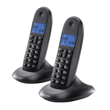 

Wireless Phone Motorola C1002 DECT (2 pcs) Black