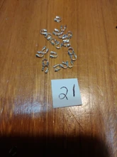 Protectores de alambre de 100x4mm, accesorios de forma de U, cierres, conector para fabricación de joyas, 4,5 unids/lote