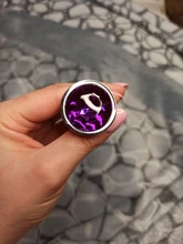 Juguetes sexuales con forma de minitapón Anal para mujer, consolador masculino con forma redonda de Metal, de acero inoxidable suave, cola pequeña, productos íntimos