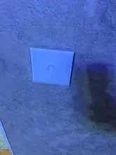 Livolo-Panel de cristal blanco perla para interruptor, Panel de cristal estándar europeo, solo Panel de cristal, 1 unidad