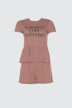 

Trendyol Printed Knitted Pajamas Set THMSS20PT0228