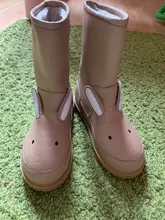 Kids Shoes Sneakers Snow-Boots Rabbit Girls Winter Genuine-Leather Children Cartoon-Animals