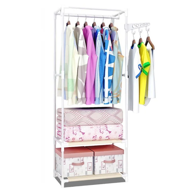 вешалка напольная; вешалка для одежды; вешалка напольная металлическая; шкаф каркасный; двойная стойка; органайзер для хранения вещей; напольная вешалка для одежды с полками; для обуви и сумок; стойка для хранения вещей; гардеробная; полка для обуви; подставка; стойка; стеллаж; рейл;