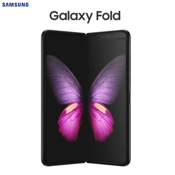 

Original New Samsung Galaxy Fold Smartphone/Tablet 2-in-1 4.6/7.3" Display 12G RAM 512G Storage Android 12MP Triple Rear Camera