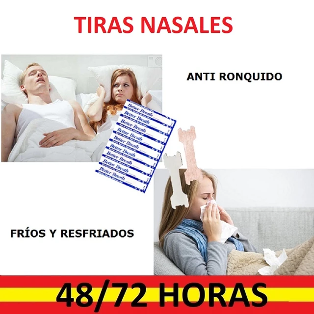 Tiras Nasales Antironquidos, Solución que Ayuda a Dormir, Respiración,  Tiritas Nasales, Deporte, relajación, varios tamaños, 50/100 UNIDADES -  AliExpress