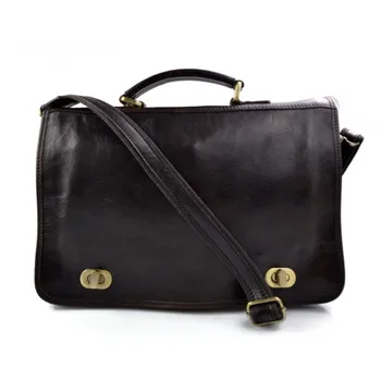 

Leather mens messenger women messenger leather bag mens leather bag shoulder bag dark brown