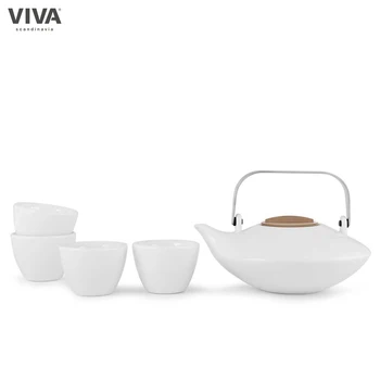 

Набор для чая VIVA Scandinavia "" Pure"" 5 предметов, белый, V81302