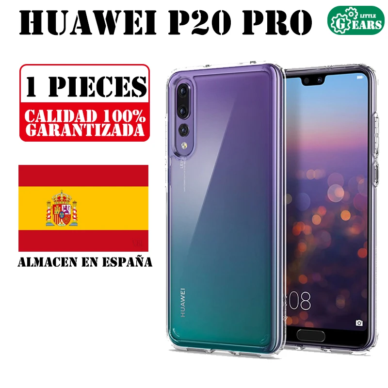 Huawei P20 Pro Funda De Silicona Transparente Ultra Delgado Carcasa De Gel Di Tpu Proteccion Antigolpes Y Resistente Suciedad