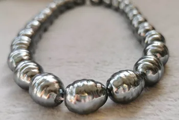 

Strand 16" Ocean White shell pearl Jewelry rice-drum-barrel oval-Egg thread loose beads 17x13mm DIY necklace-bracelet -Eearring