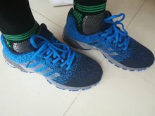 Transpirable hombres zapatos ligera antideslizante Zapatillas confort Unisex zapatos deportivos Jogging caminando azul Zapatillas Siez 35-47