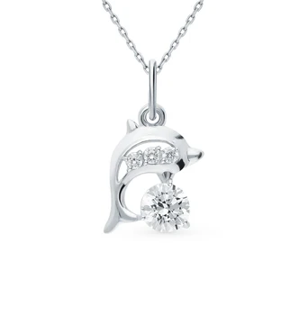 

Silver Pendant with cubic zirconia sunlight sample 925