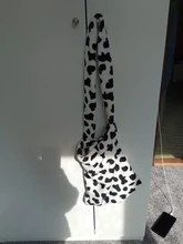 Bolso de mano con estampado de vaca para mujer, bandolera de gran capacidad, informal, sencilla, a la moda