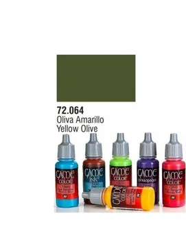 

ACRYLIC PAINT COLOR OLIVE YELLOW BOAT 17 ML MODEL COLOR GAME VALLEJO
