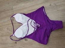Monokini Sexy Swimwear Bathing-Suit Swim-Bodysuit Backless High-Cut Plus-Size Women V-Neck