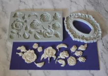 Resin Mold Cake-Decorating-Tools Chocolate-Gumpast Rose Silicone