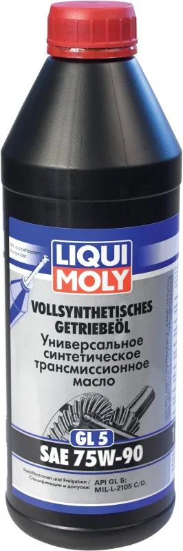 Масло Трансмиссионное Vollsynthetisches Getriebeoil 75w-90 1l Liqui Moly 1950 Liqui moly арт. 1950