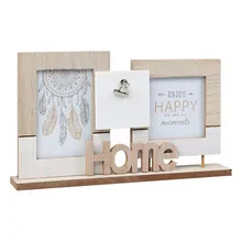 Держатель для фото Home Wood 111454(3 фото) BigBuy Home
