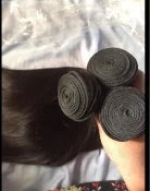 Yavida-extensiones de cabello humano liso brasileño, Color Natural, grado 8A, 100%, venta al por mayor, envío rápido