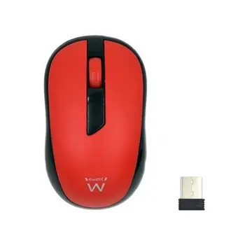 

Optical Wireless Mouse Ewent EW3226 1000 dpi Red