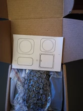 SMATRUL, timbre inalámbrico con autoalimentación, impermeable, timbre de puerta, luz nocturna, sin batería, enchufe europeo, hogar inteligente, 1 2 botones, 1 2 receptores