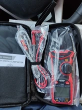 Habotest HT206D AC DC 600V 600A Ohm, Hz temperatura medidor de pinza Digital multímetro pinza amperimetrica