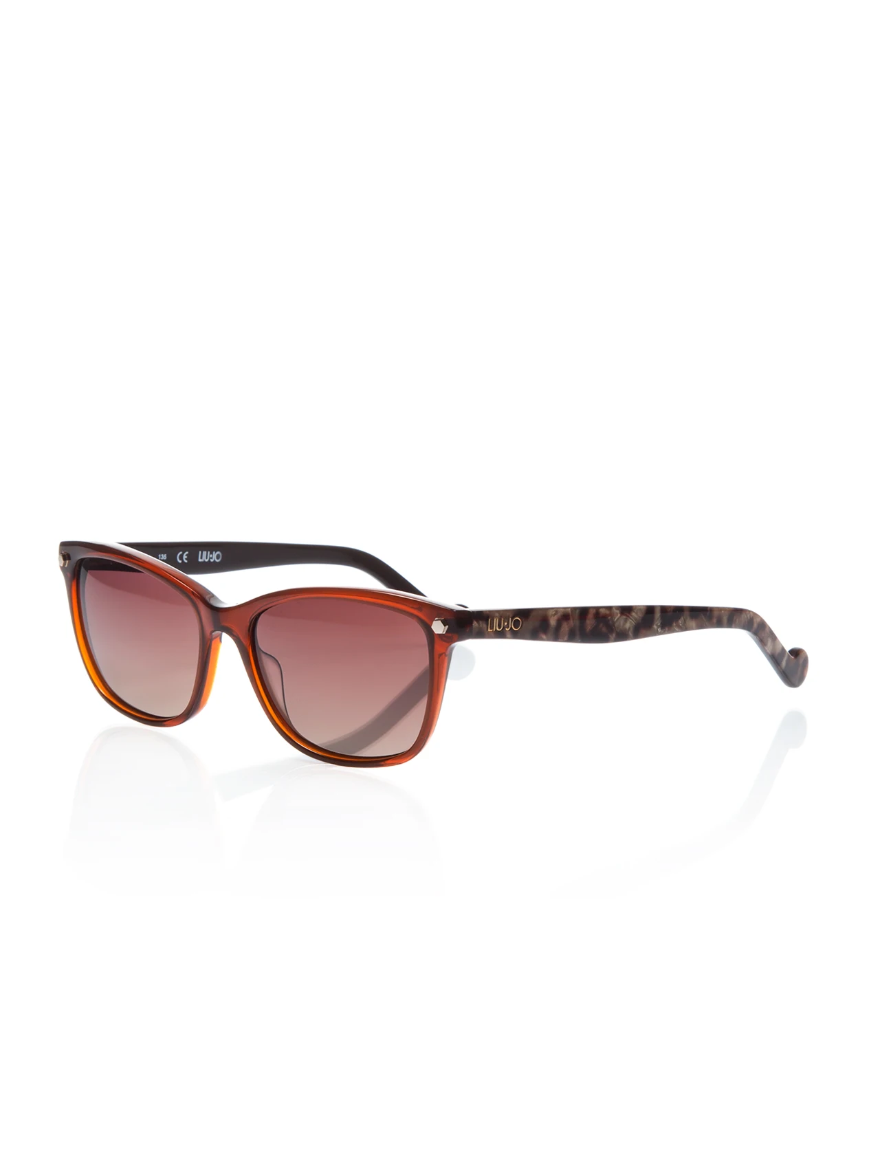 

Women's sunglasses lj 2616 210 bone Brown organic square square 52-16-135 liu jo
