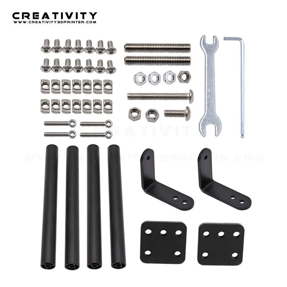 Ender 3 Supporting Pull Rod Kit Aluminum Alloy Tie Set 3D Printer Bracket Upgrade for Ender-3/Ender-3S/Ender-3 Pro | Компьютеры и офис