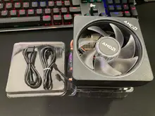 AMD-ventilador de refrigeración Ryzen Wraith, dispositivo Original de 4 pines, compatible con CPU R3, R5, R7, R9, compatible con placa base AM4