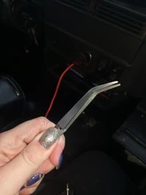 1pc pinzas de uñas artísticas de acero inoxidable acción cruzada pinzas multifuncional en forma de Clip de manicura curva alicate para uñas herramientas