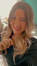 EASIHAIR-pelucas onduladas de cuerpo largo para mujer cabello sintético degradado, negro, marrón, Rubio, Cosplay, parte media Natural, resistente al calor