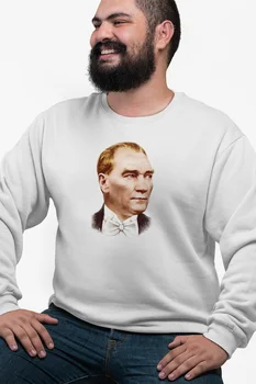 

Angemiel Wear Ataturk White Men 'S Sweatshirt