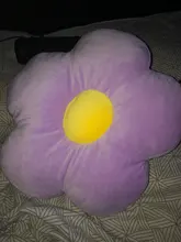 Encantadora 40cm coloridos flor almohada de felpa de juguete de dibujo de planta de silla para muñecas cojín sofá niños amantes regalos de cumpleaños